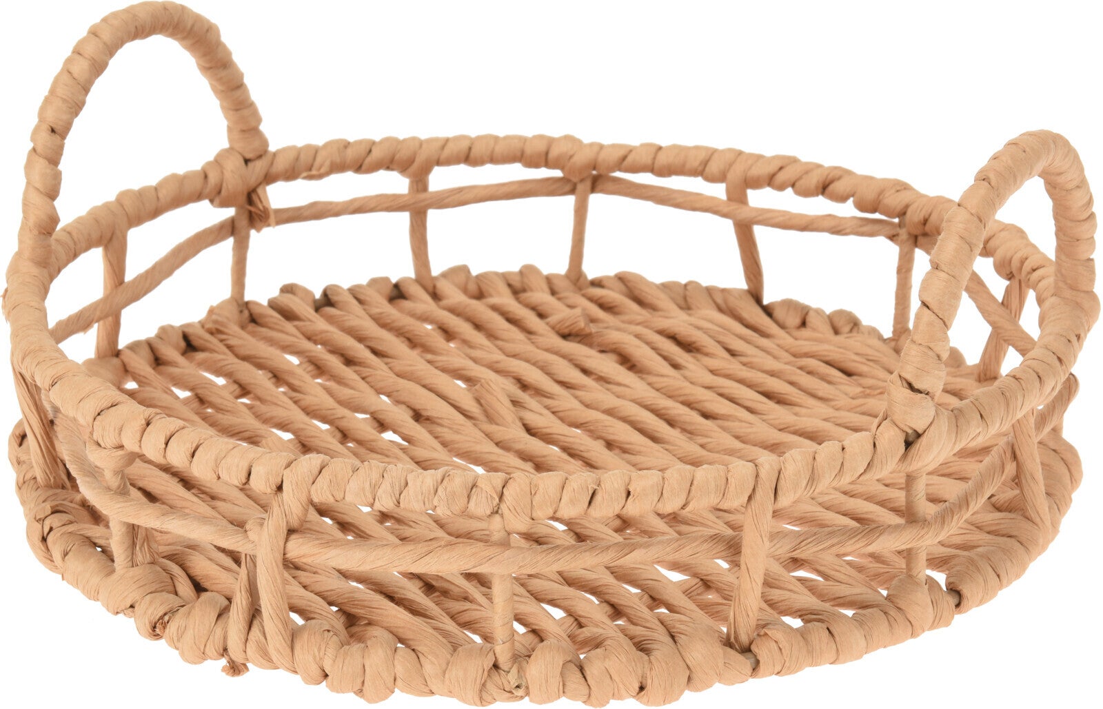 Serving Tray Decoration, Paper Rope, With Two Handles 