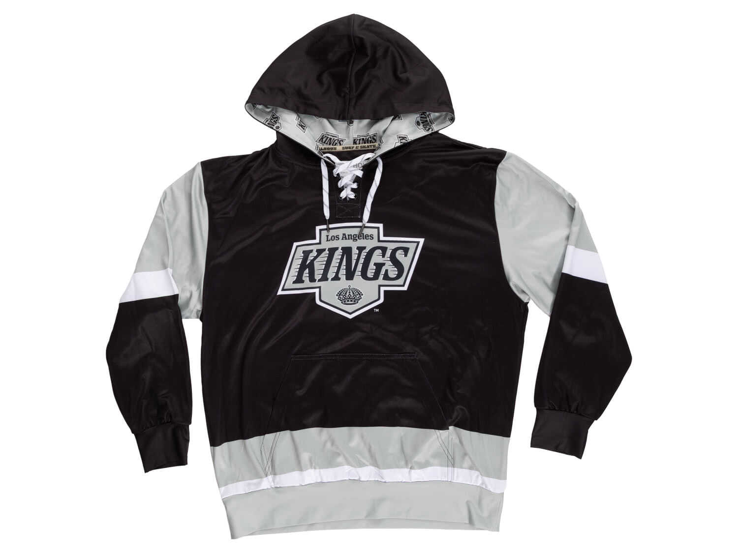 Los Angeles Kings Hockey Lace Hoodie 
