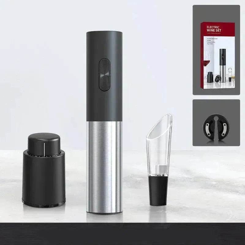 Kitchen Appliances Four In One Dry Battery Rechargeable Red Wine Electric Bottle Opener 