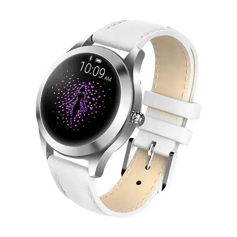 KW10x Smartx Watchx Heartx Ratex Monitoringx Sportsx Stepx Sleepx Qualityx Monitoringx Flipx Wristx Brightx Waterproofx Femalex Smartx Braceletx 