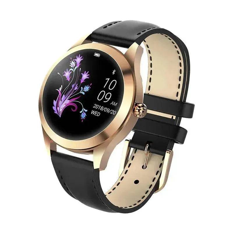 KW10x Smartx Watchx Heartx Ratex Monitoringx Sportsx Stepx Sleepx Qualityx Monitoringx Flipx Wristx Brightx Waterproofx Femalex Smartx Braceletx 