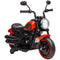 Aosom 6V Kids Motorcycle with Training Wheels, Foot Pedal, Headlight, Forward/Reverse, Single-Button Start, Red