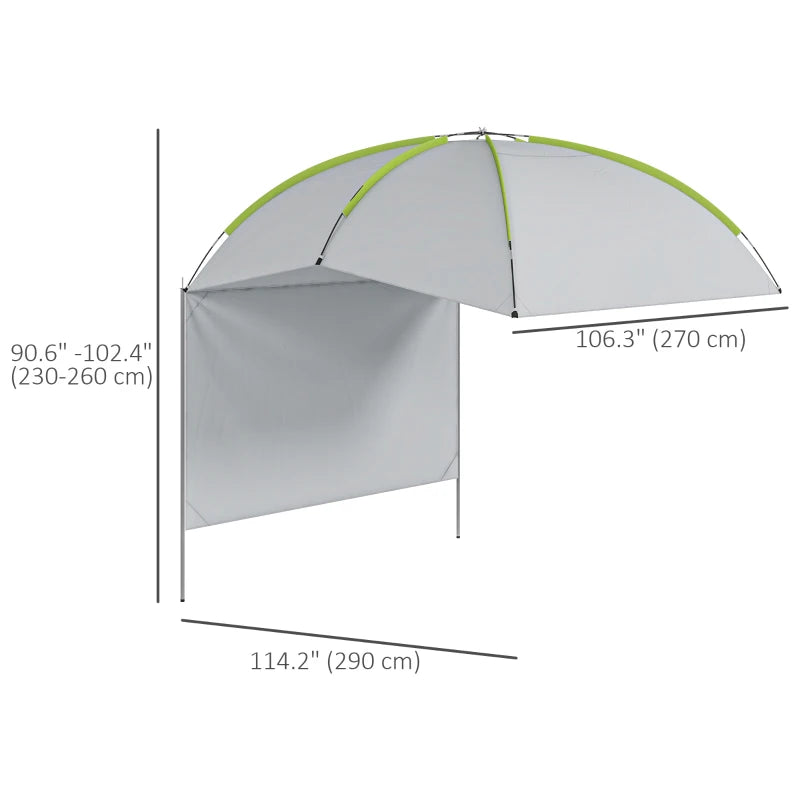 SUV Awning Tailgate Tent, Portable Car Awning with Side Wall, for Truck, RV, Van, Trailer and Overlanding Camping
