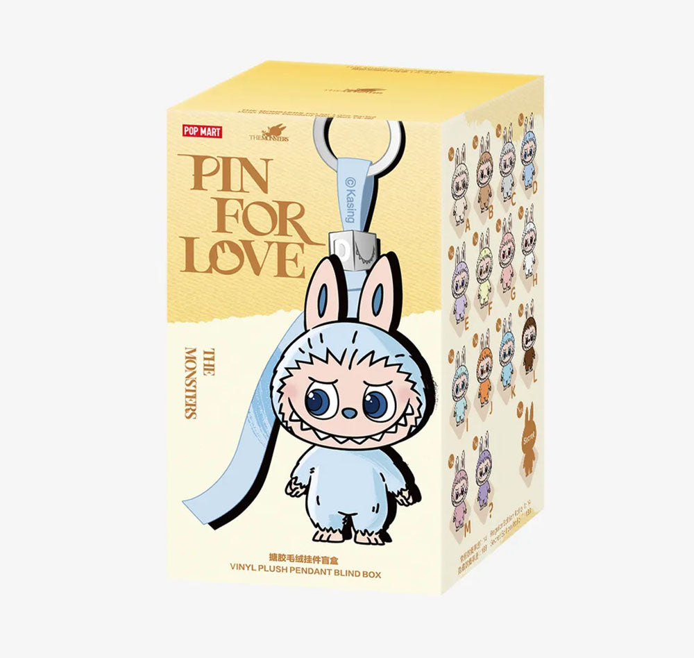 Authentic POP MART Labubu The Monsters Pin for Love Plush A-M (Blind Box) 