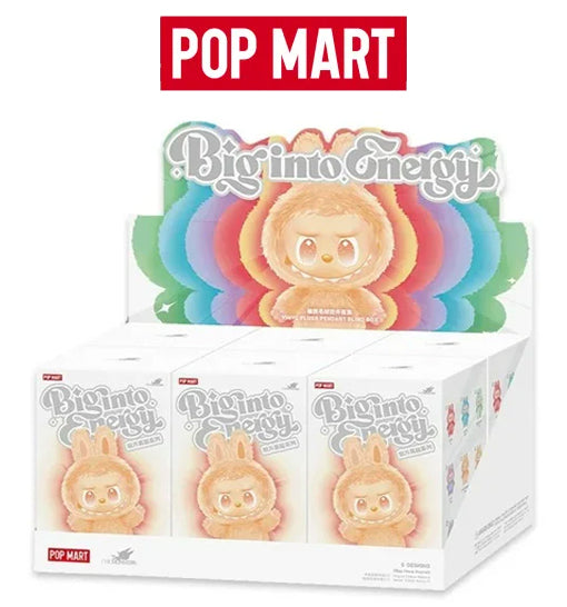 Authentic POP MART Labubu The Monsters Big Into Energy Plush Figure (Blind Box) 