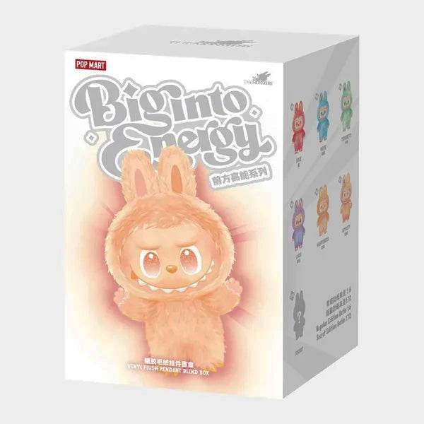Authentic POP MART Labubu The Monsters Big Into Energy Plush Figure (Blind Box) 