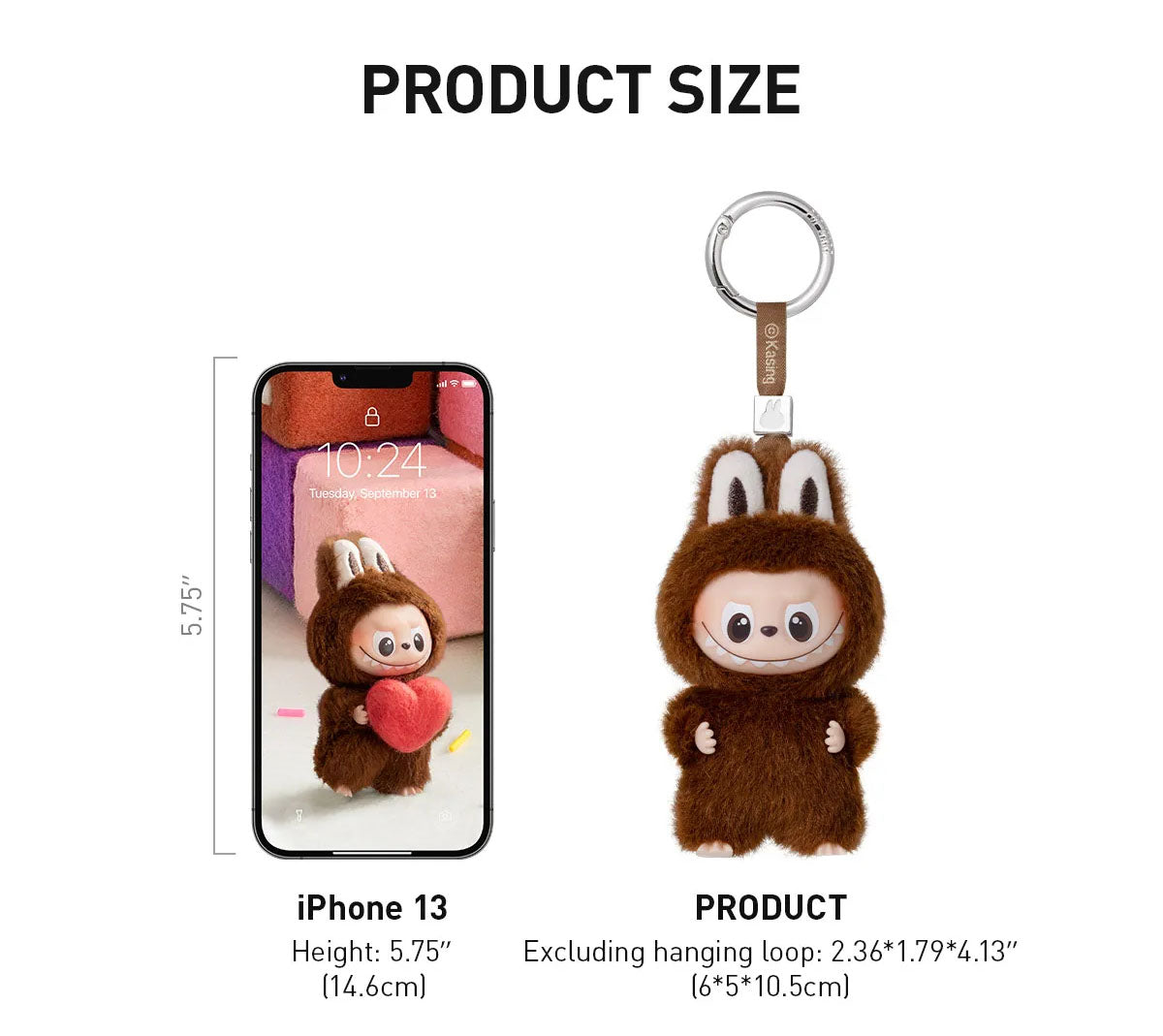 Authentic POP MART Labubu The Monsters Pin for Love Plush N-Z (Blind Box) 