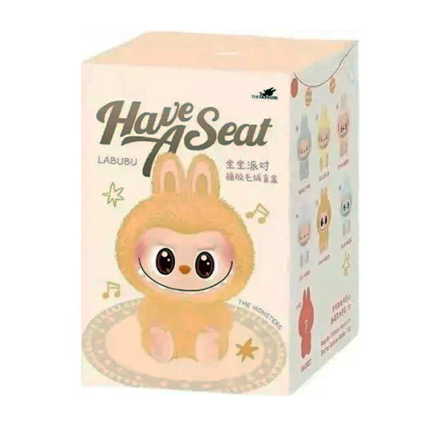 Authentic POP MART Labubu The Monsters Have A Seat Plush Figure (Blind Box) 