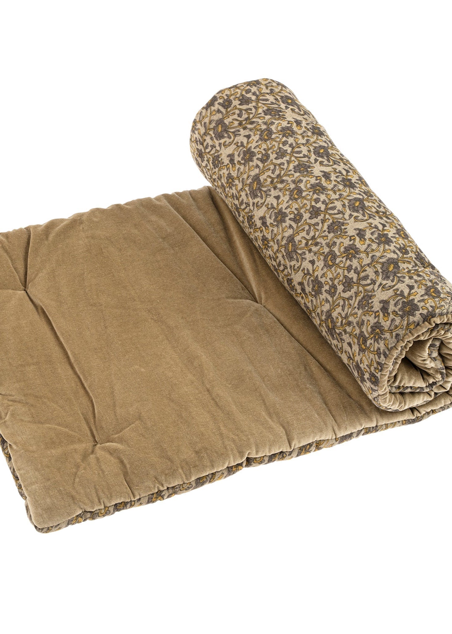 Lakshmi Block Print Velvet French Mattress 