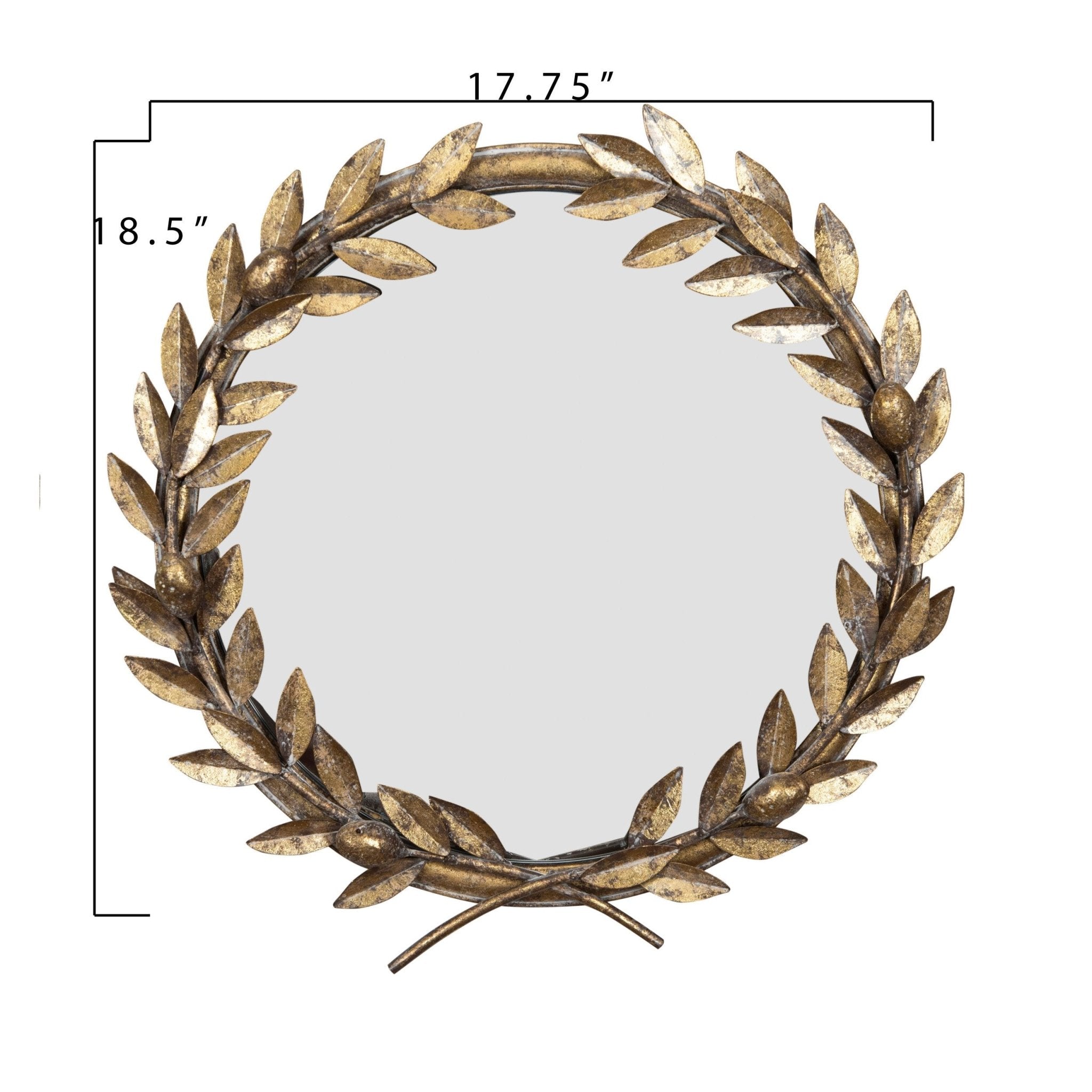 Laurel Wreath Wall Mirror 