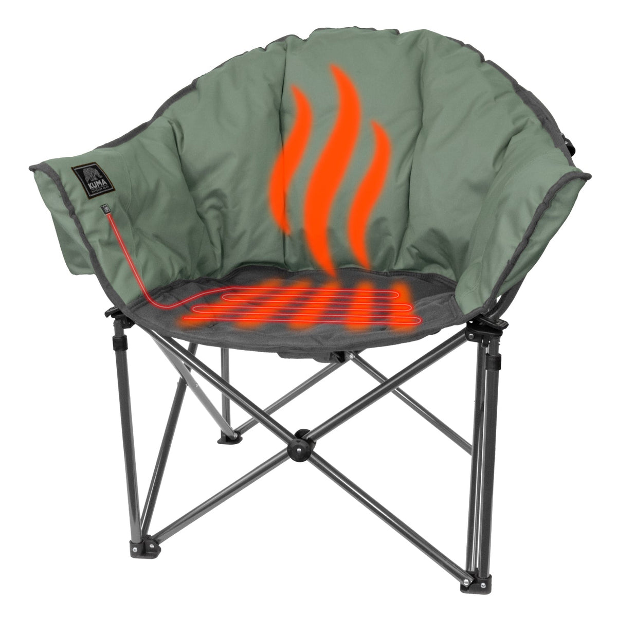 Kuma Lazy Bear Heated Chair Single Bluetooth™
