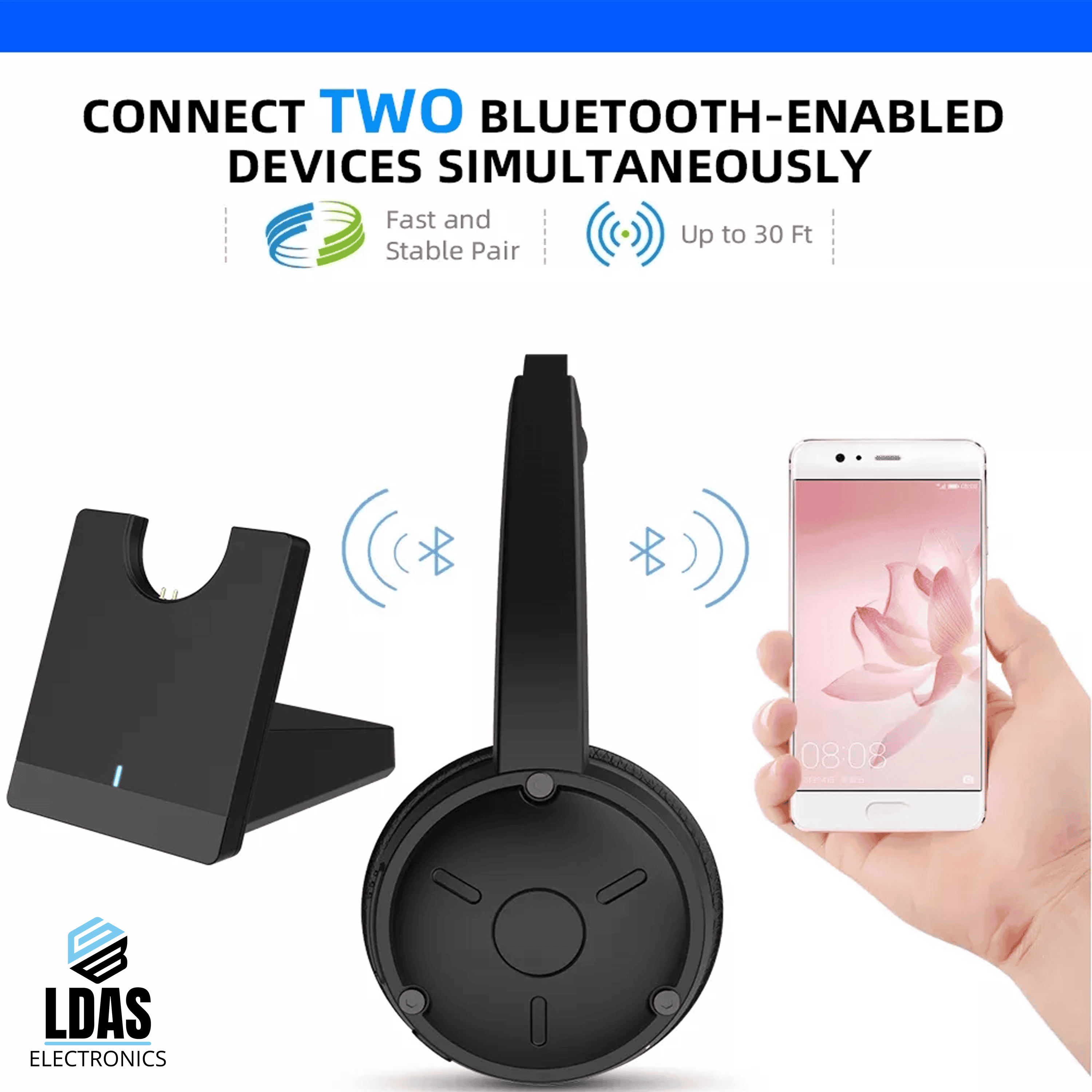 LDAS Office Bluetooth Headset G40 