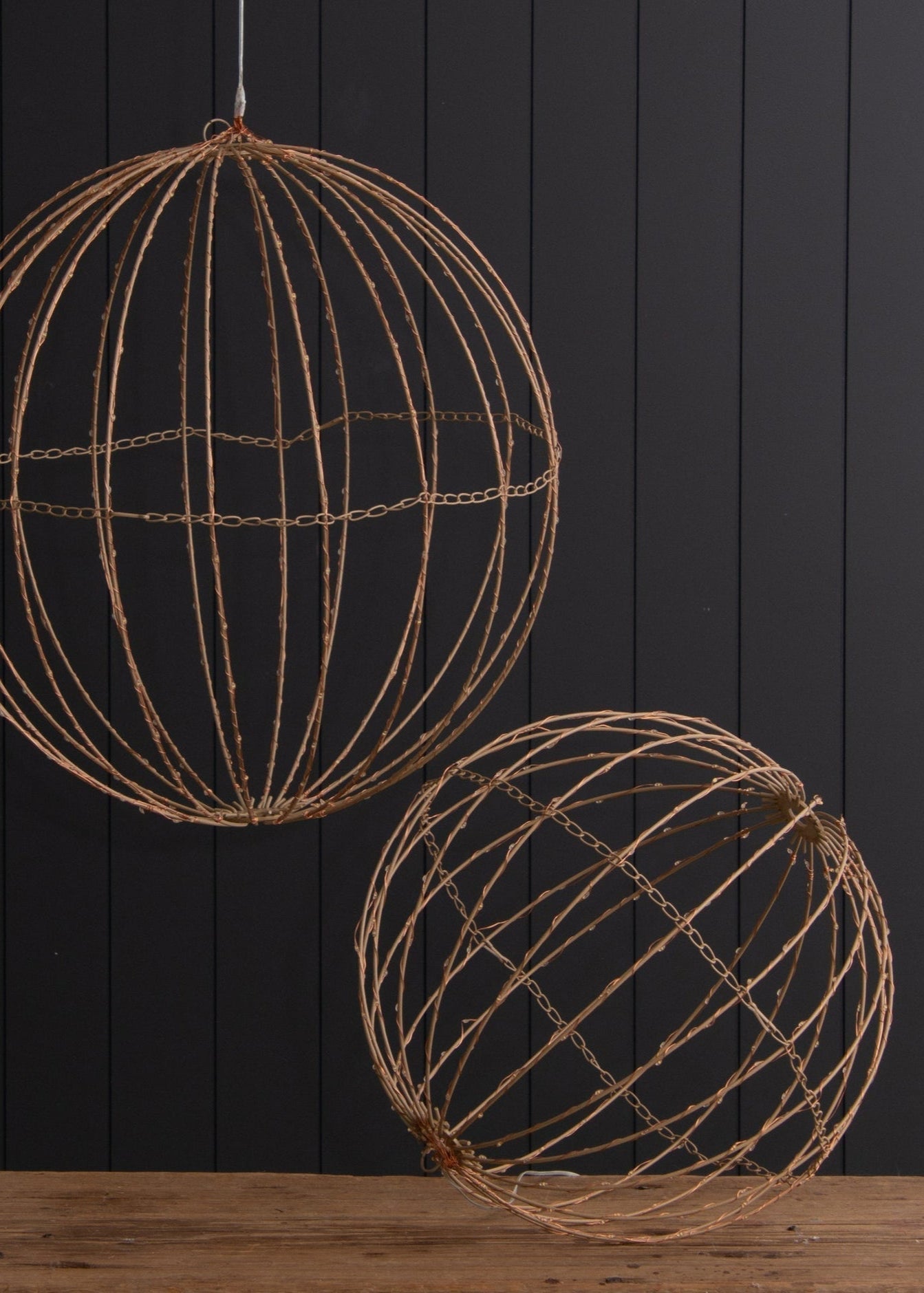 LED Foldable Light Spheres – Set of 2 