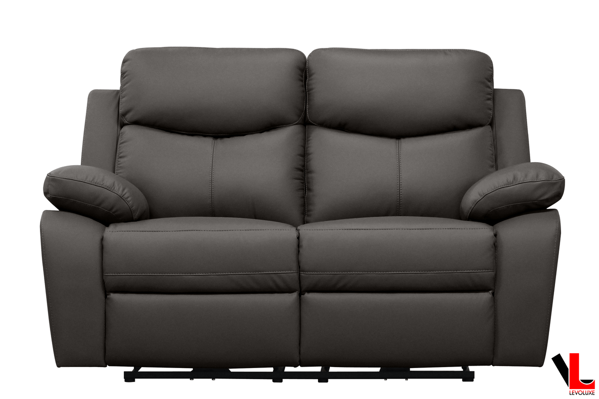 Aveon 3 Piece Pillow Top Arm Reclining Sofa, Loveseat and Chair Set in Leather Match - Available in 3 Colours