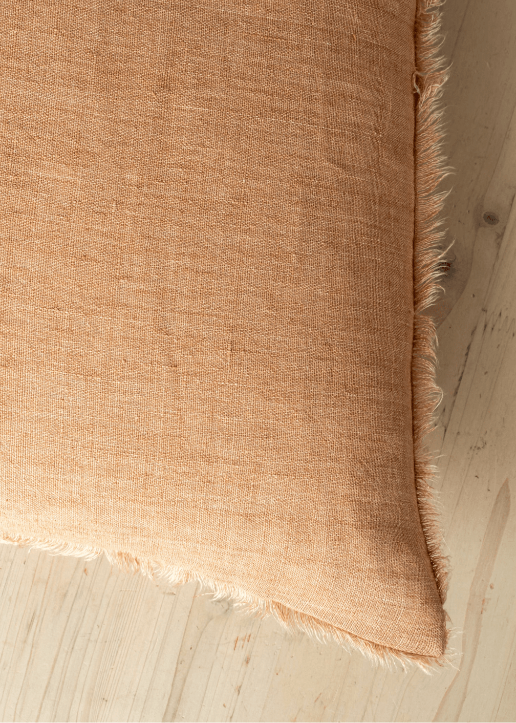 Lina Linen Pillow – Terracotta 