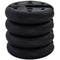 Outsunny Set of 4 Party Tent Canopy Weight Plate Kit Gazebo Pop Up Tent Anchor Base Weights Canopy Shelter Leg Weights