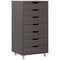 Vinsetto 7-drawer Vertical File Cabinet for Home Office, Storage Cabinet with Wheels, 18.7