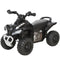 Aosom Ride on Toy for Kids 4 Wheel Motorcycle Baby Walker Toddler Ride on Car Battery Powered Toys for Kids 18-36 Months Black