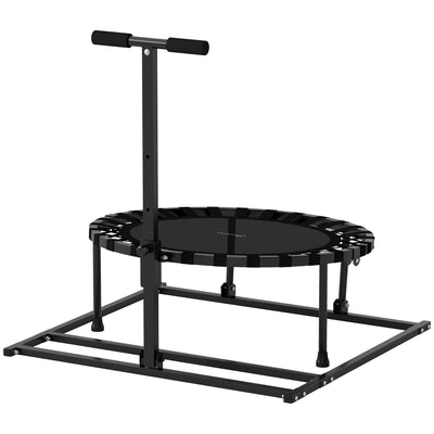 Soozier 2-in-1 38" Rebounder Trampoline for Adult, 8-Angle Adjustable Baseball Volleyball Soccer Rebounder Fitness Trampoline 