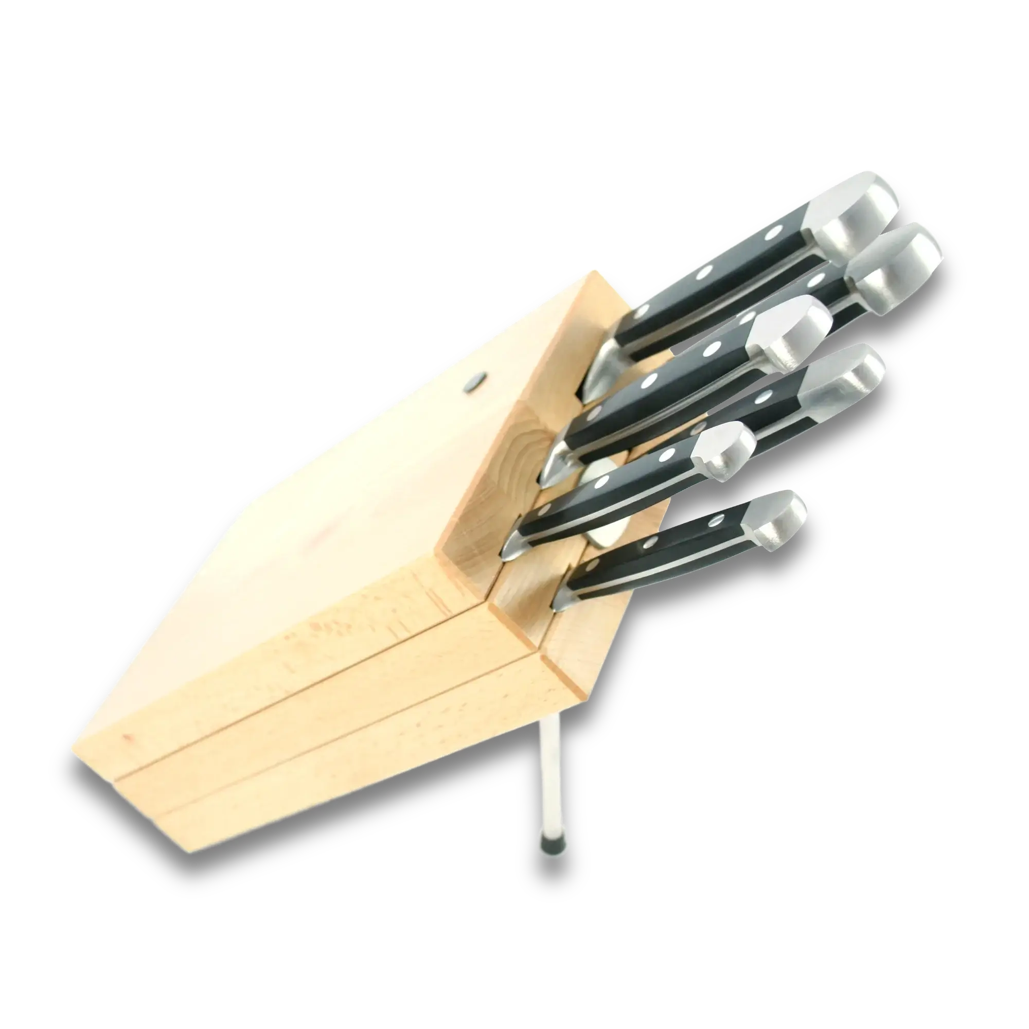 Knife Block Holder - Milly Beech Wood - (Knife not included) 