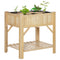 Outsunny Elevated Wood Planter Box 31