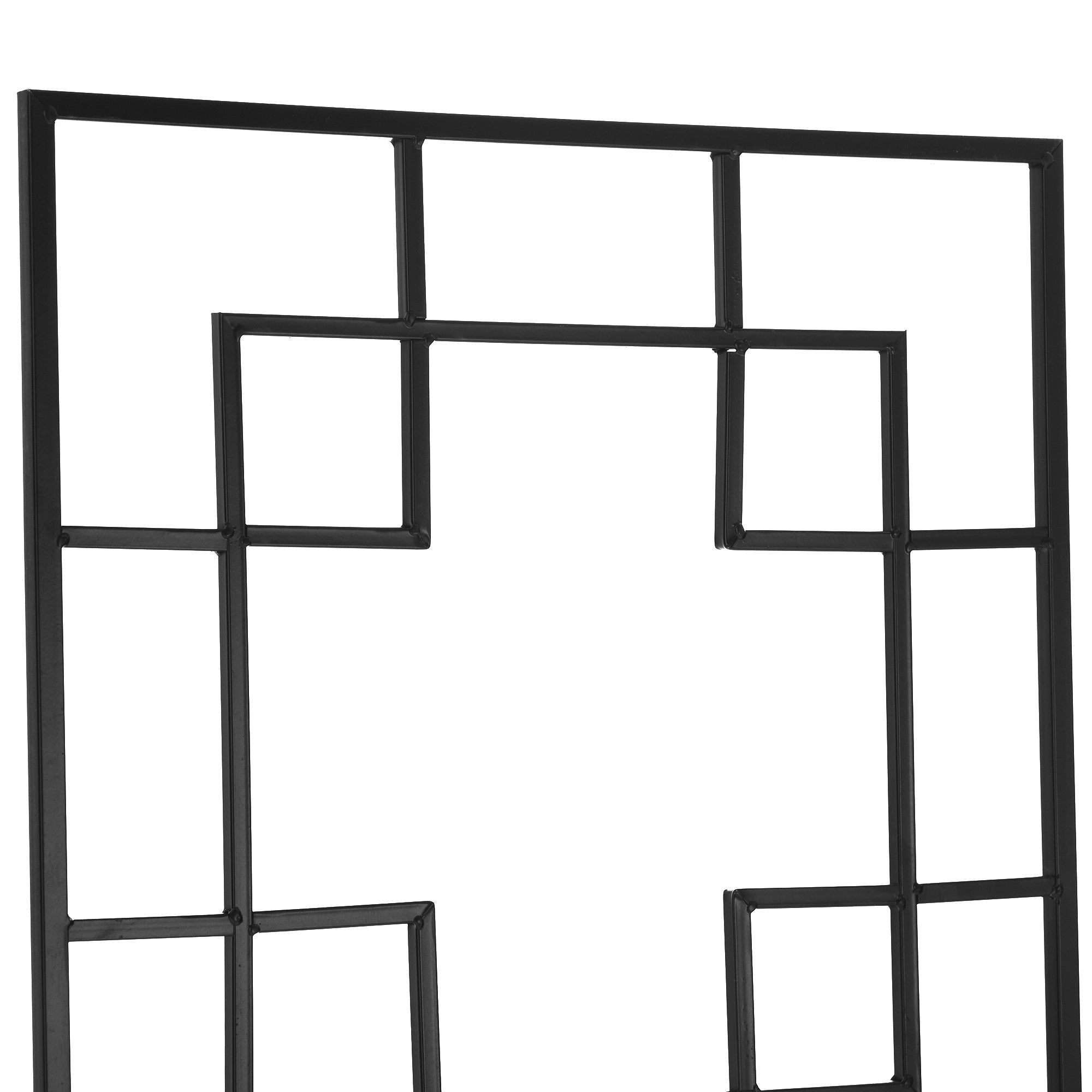 Outsunny 2 Pack Garden Trellis for Climbing Plants, Outdoor Metal Grid Panels for Roses, Vine Flower, Cucumber, Clematis, 72" Tall 