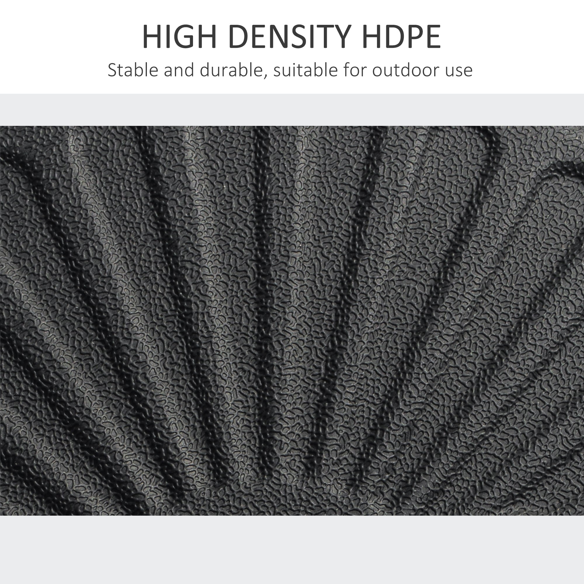 Outsunny 48lb Heavy Duty Patio Umbrella Stand: Water Filled Steel Pole Outdoor Base Black 