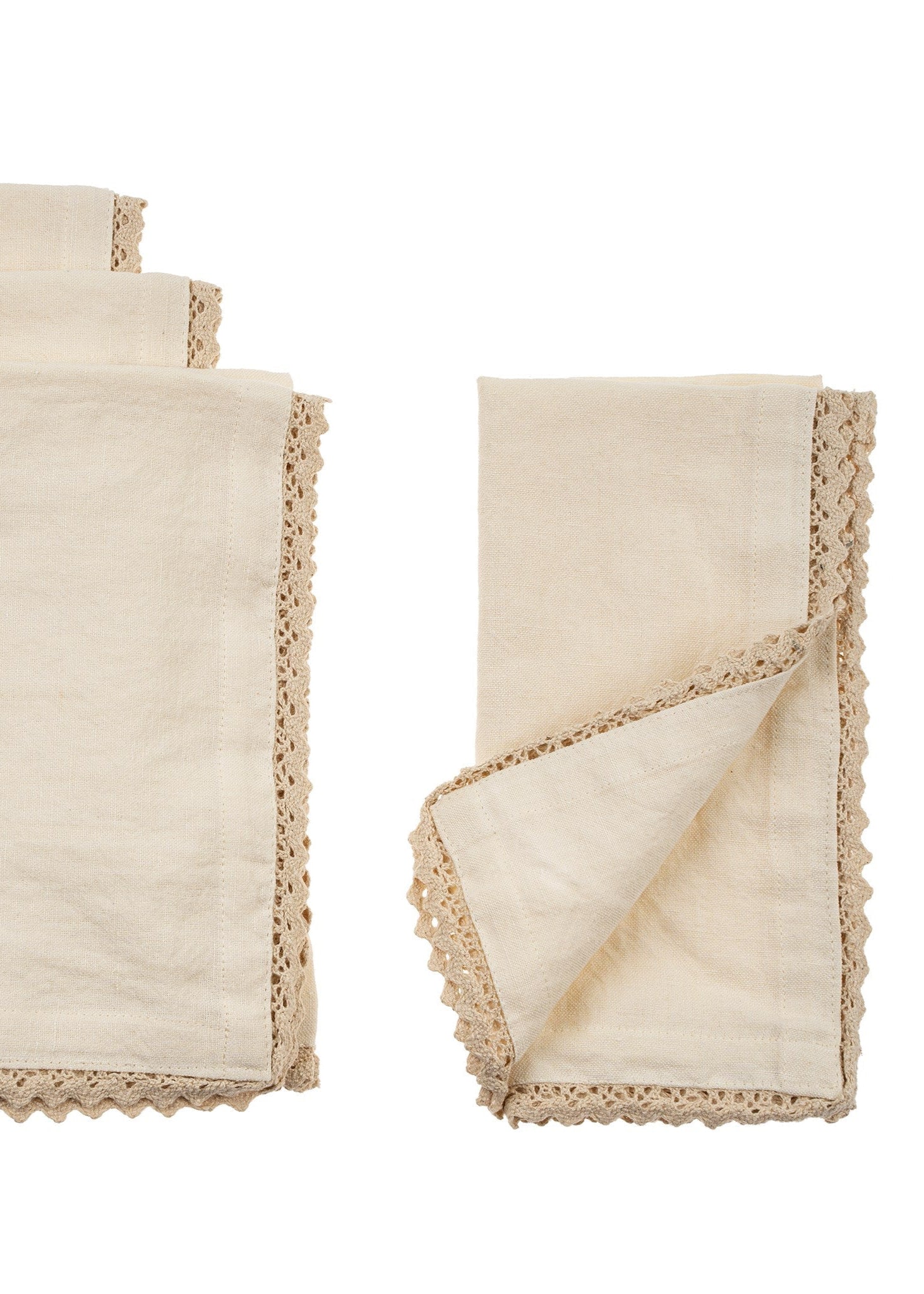 Maeve Lace Napkins, Set of 4 - Off White 