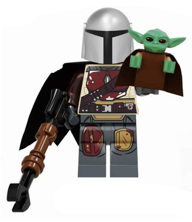 Minifigure - Star Wars - Mandalorian 1 and Baby Yoda 