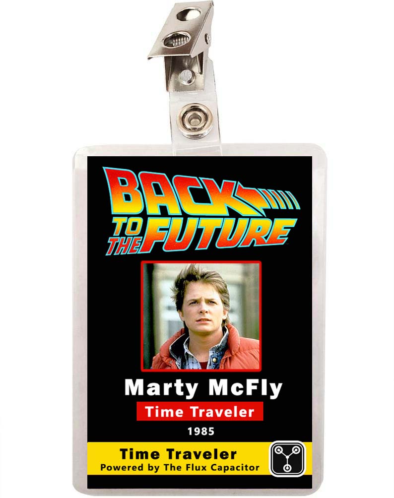 Back To The Future Marty McFly ID Badge 