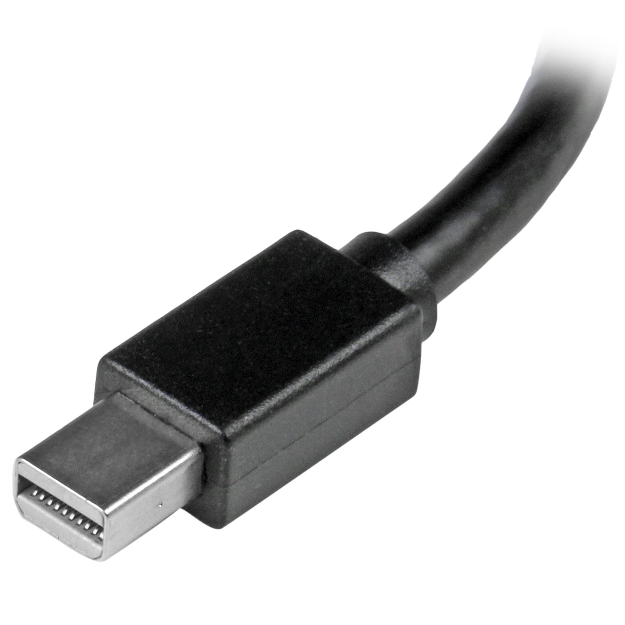 Travel A/V adapter: 3-in-1 Mini DisplayPort to DisplayPort DVI or HDMI converter 