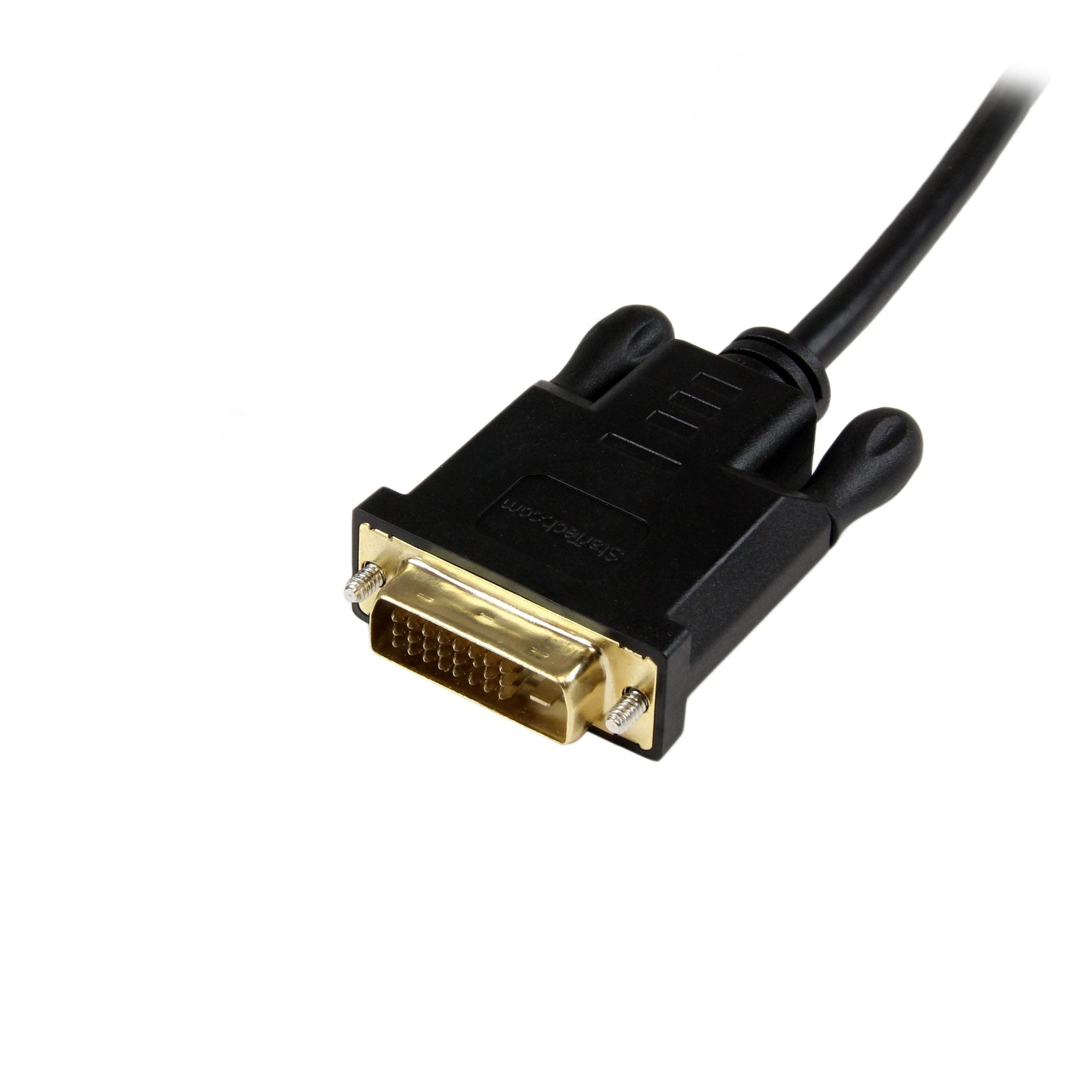 Mini DisplayPort to DVI Cable - Active Mini DP to DVI Adapter Cable - 1080p Video - mDP 1.2 to DVI-D Single Link - mDP or Thunderbolt 1/2 Mac/PC to DVI Monitor 