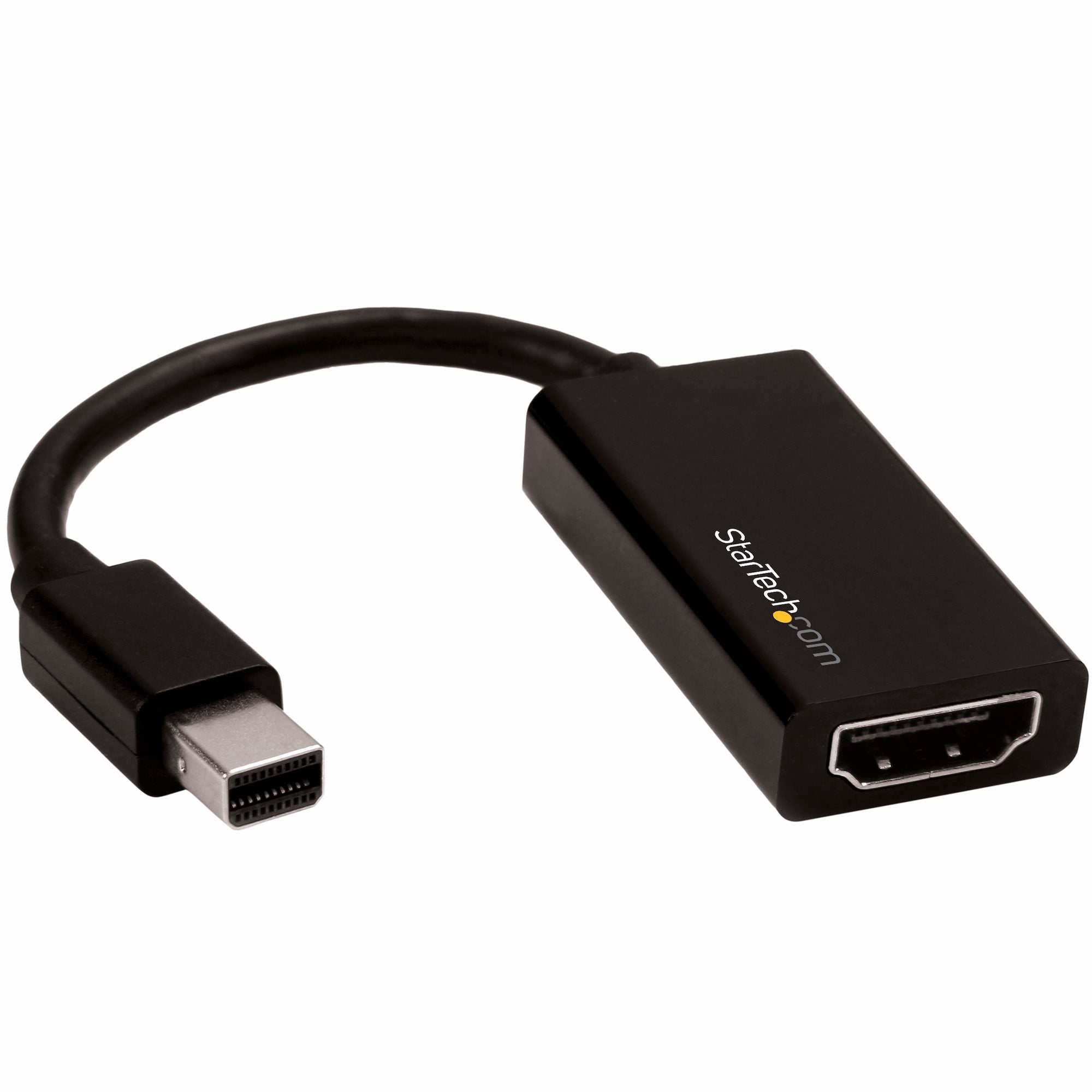 Mini DisplayPort to HDMI Adapter - Active mDP 1.4 to HDMI 2.0 Video Converter - 4K 60Hz - Mini DP or Thunderbolt 1/2 Mac/PC to HDMI Monitor/TV/Display - mDP to HDMI Dongle 