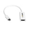Mini DisplayPort to HDMI Adapter - Active mDP to HDMI Video Converter - 4K 30Hz - Mini DP or Thunderbolt 1/2 Mac/PC to HDMI Monitor/TV/Display - mDP 1.2 to HDMI Adapter Dongle - White