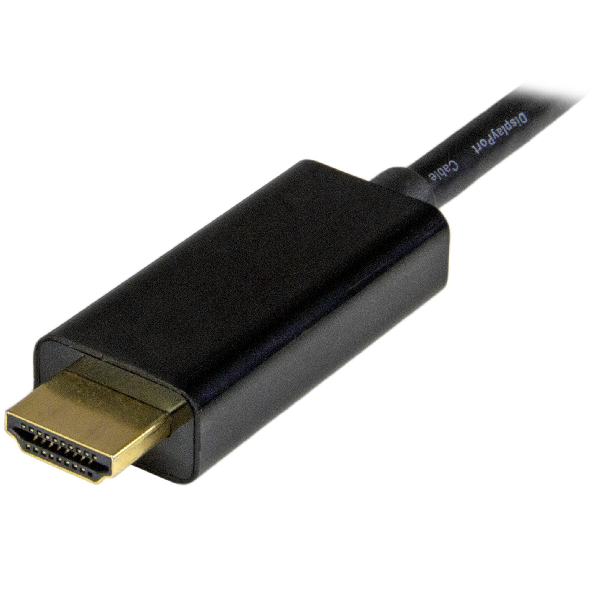 Mini DisplayPort to HDMI Cable - 4K 30Hz Video - mDP to HDMI Adapter Cable - Mini DP or Thunderbolt 1/2 Mac/PC to HDMI Monitor/Display - mDP to HDMI Converter Cord 