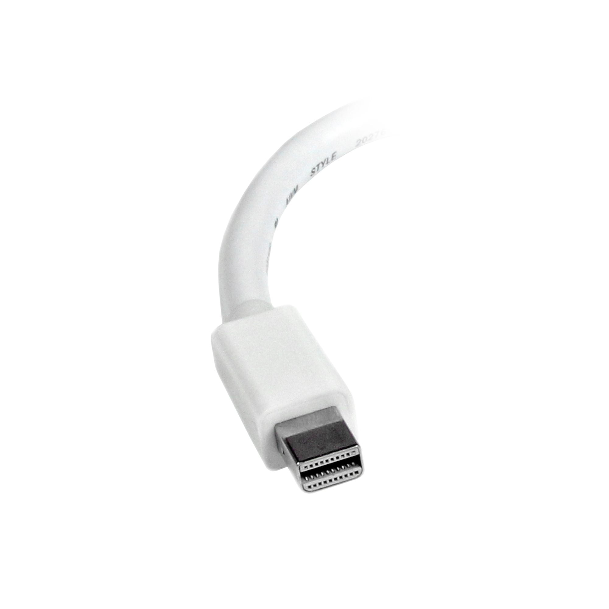 Mini DisplayPort to HDMI Adapter - mDP to HDMI Video Converter - 1080p - Mini DP or Thunderbolt 1/2 Mac/PC to HDMI Monitor/Display/TV - Passive mDP 1.2 to HDMI Dongle - White 