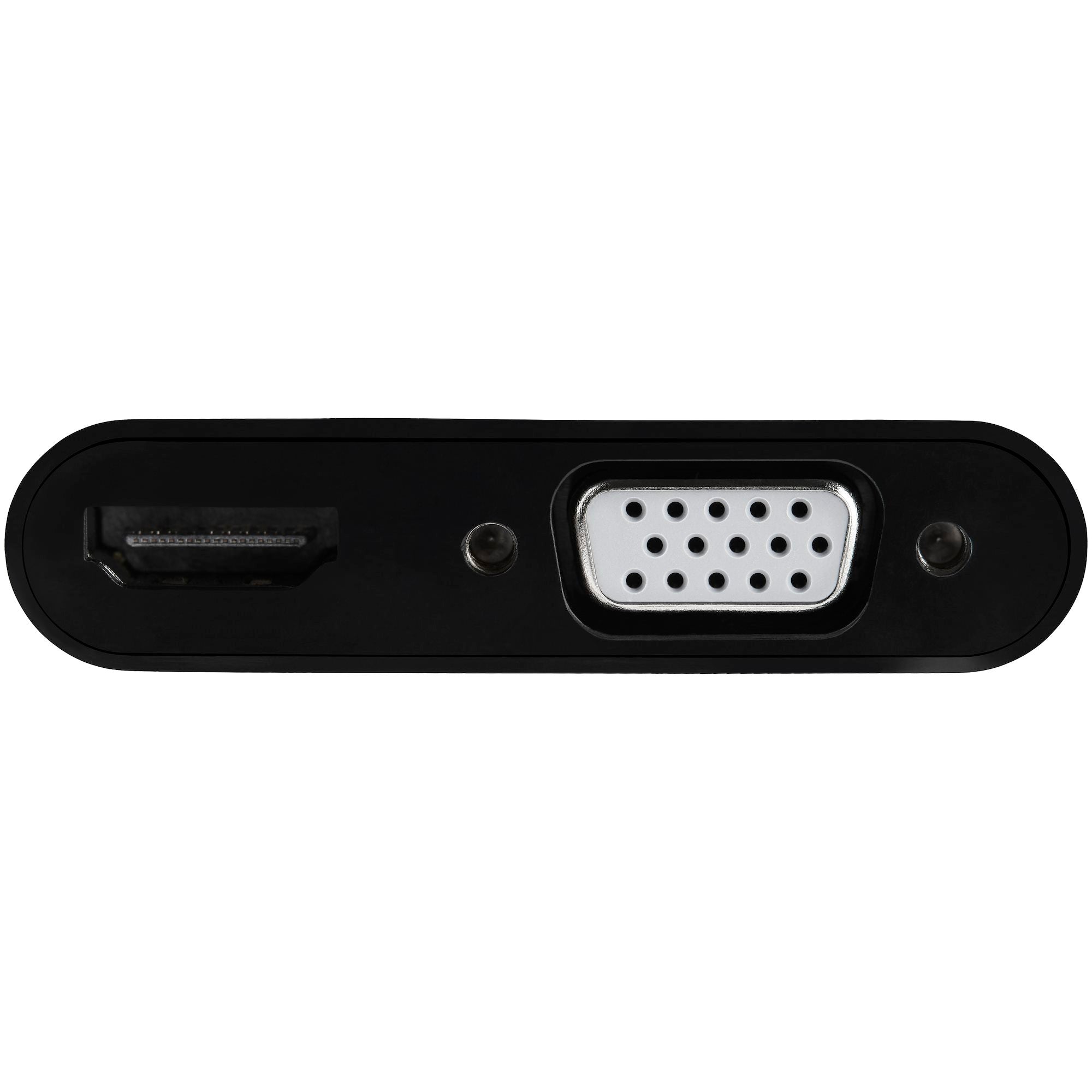 Mini DisplayPort to HDMI VGA Adapter - mDP 1.2 HBR2 to HDMI 2.0 (4K 60Hz) or VGA 1080p Video Converter Dongle - Mini DP to HDMI or VGA Monitor - Thunderbolt 2 Compatible 