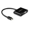 Mini DisplayPort to HDMI VGA Adapter - mDP 1.2 HBR2 to HDMI 2.0 (4K 60Hz) or VGA 1080p Video Converter Dongle - Mini DP to HDMI or VGA Monitor - Thunderbolt 2 Compatible