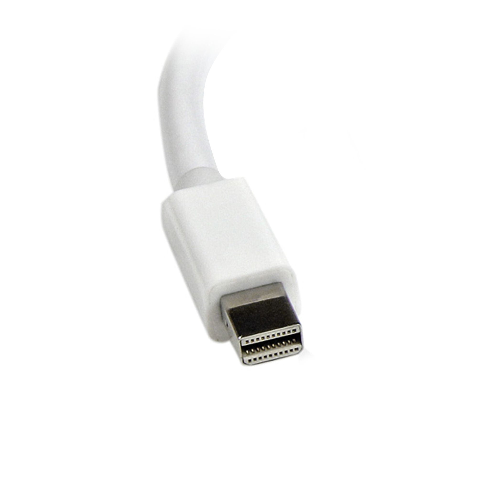 Mini DisplayPort to VGA Adapter - Active Mini DP to VGA Converter - 1080p Video - mDP or Thunderbolt 1/2 Mac/PC to VGA Monitor/Projector/Display - mDP 1.2 to VGA Dongle - White 