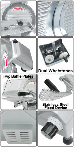Commercial Deli Meat Slicer 8" NSF & ETL 