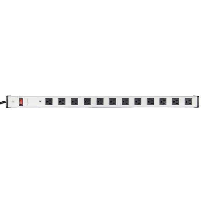 12-Outlet Surge Protector Power Strip with 5 ft Cord, 1200 Joules, 125V/15A