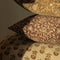 Meera Block Print Pillow – Handcrafted Linen-Cotton Blend with Feather Down Insert, 24