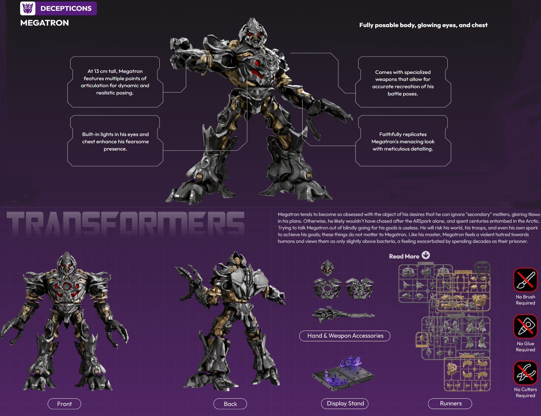 Blokees Transformers Classic Class - 10 Megatron Transformers (2007) 