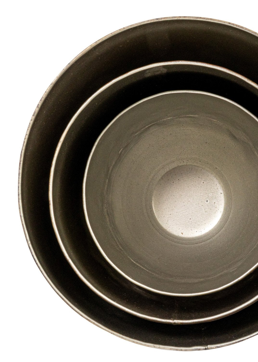 Metal Planters, Set of 3 