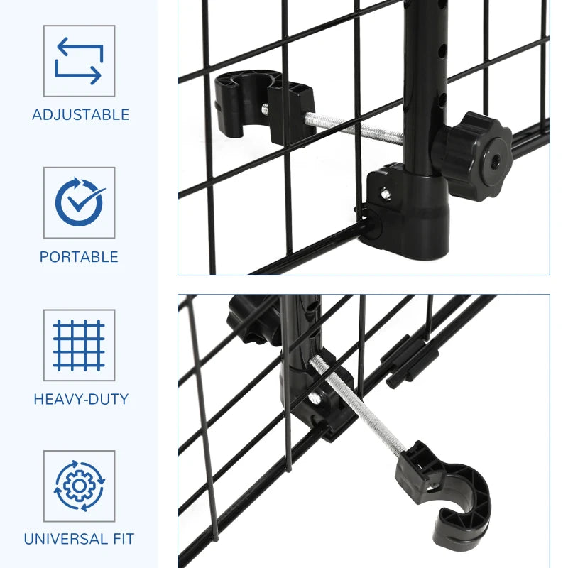 Adjustable Dog Car Barrier, Heavy Duty Dog Fence Car Safety Guard Gate for SUV, Vans, Trucks