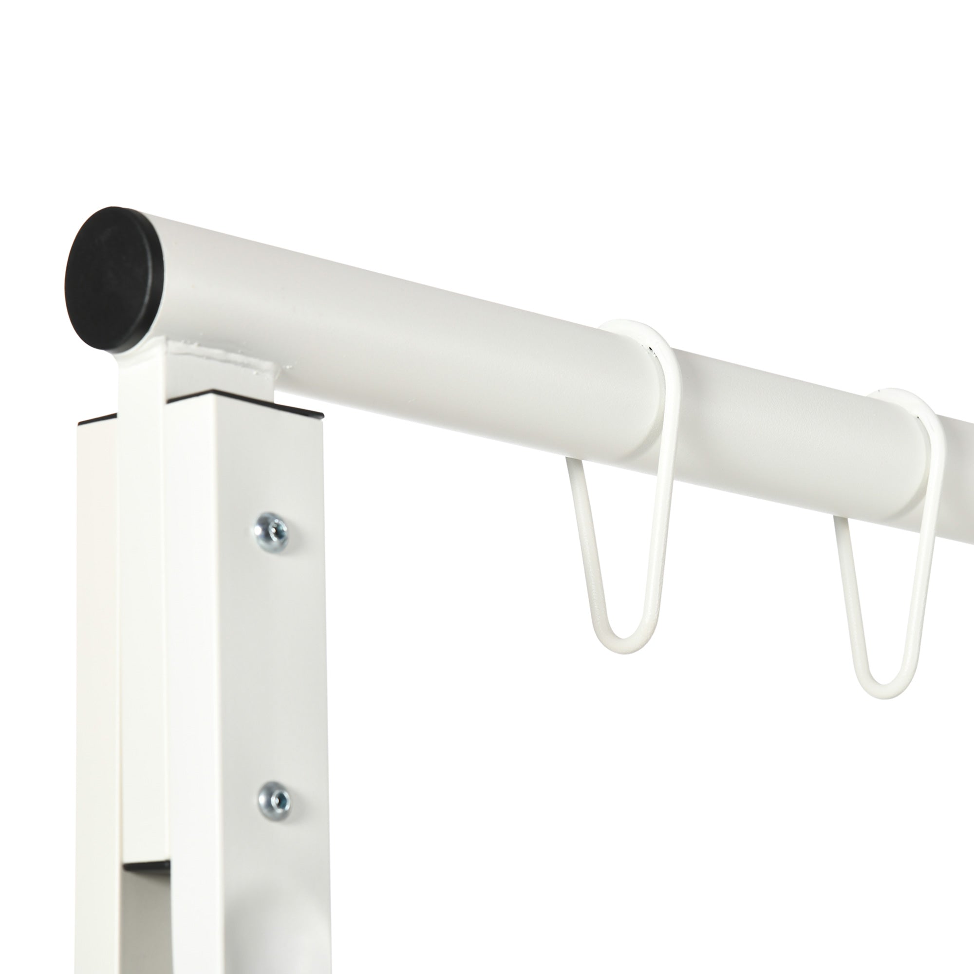 Outsunny Metal Swing Stand Swing Frame, Hanging Chair Stand Only, 528 LBS Weight Capacity, for Backyard, Patio, Lawn, White 