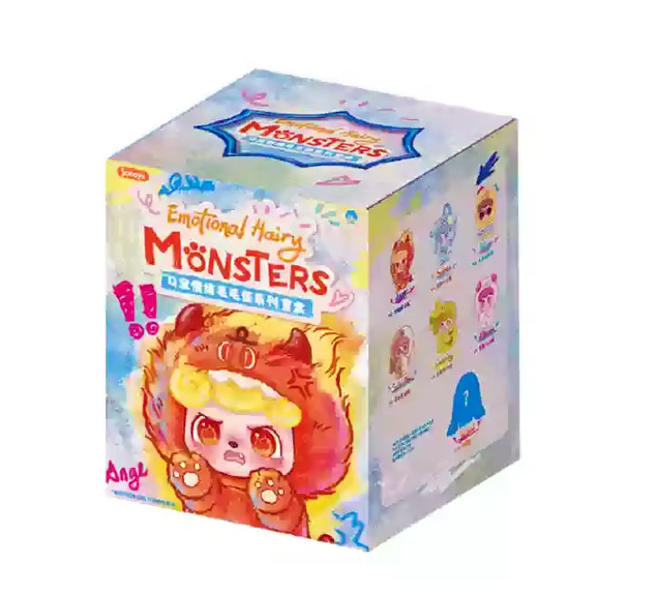 Q Kid Emotional Hairy Monsters Series Plush Figure (Blind Box) 