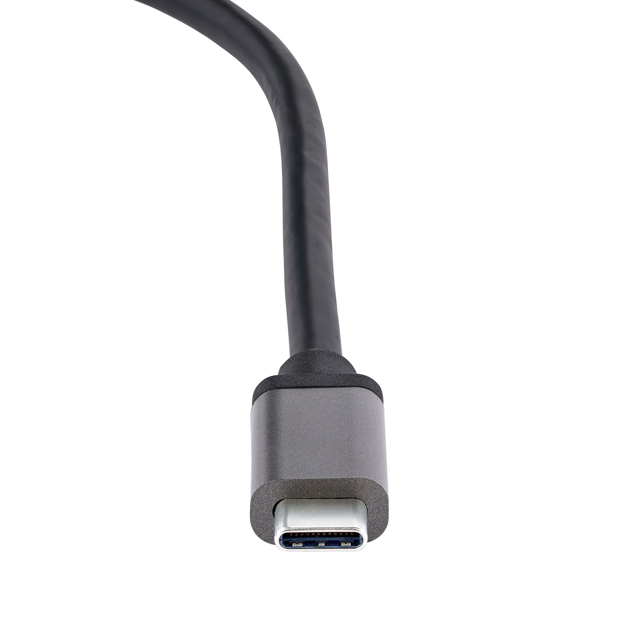USB-C to Dual DisplayPort 1.4 Adapter, USB Type-C Multi-Monitor MST Hub, Dual 5K 60Hz DP Laptop Display Extender / Splitter, HDR, Extra-Long Built-In Cable - Windows Only 