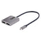 USB-C to Dual DisplayPort 1.4 Adapter, USB Type-C Multi-Monitor MST Hub, Dual 5K 60Hz DP Laptop Display Extender / Splitter, HDR, Extra-Long Built-In Cable - Windows Only