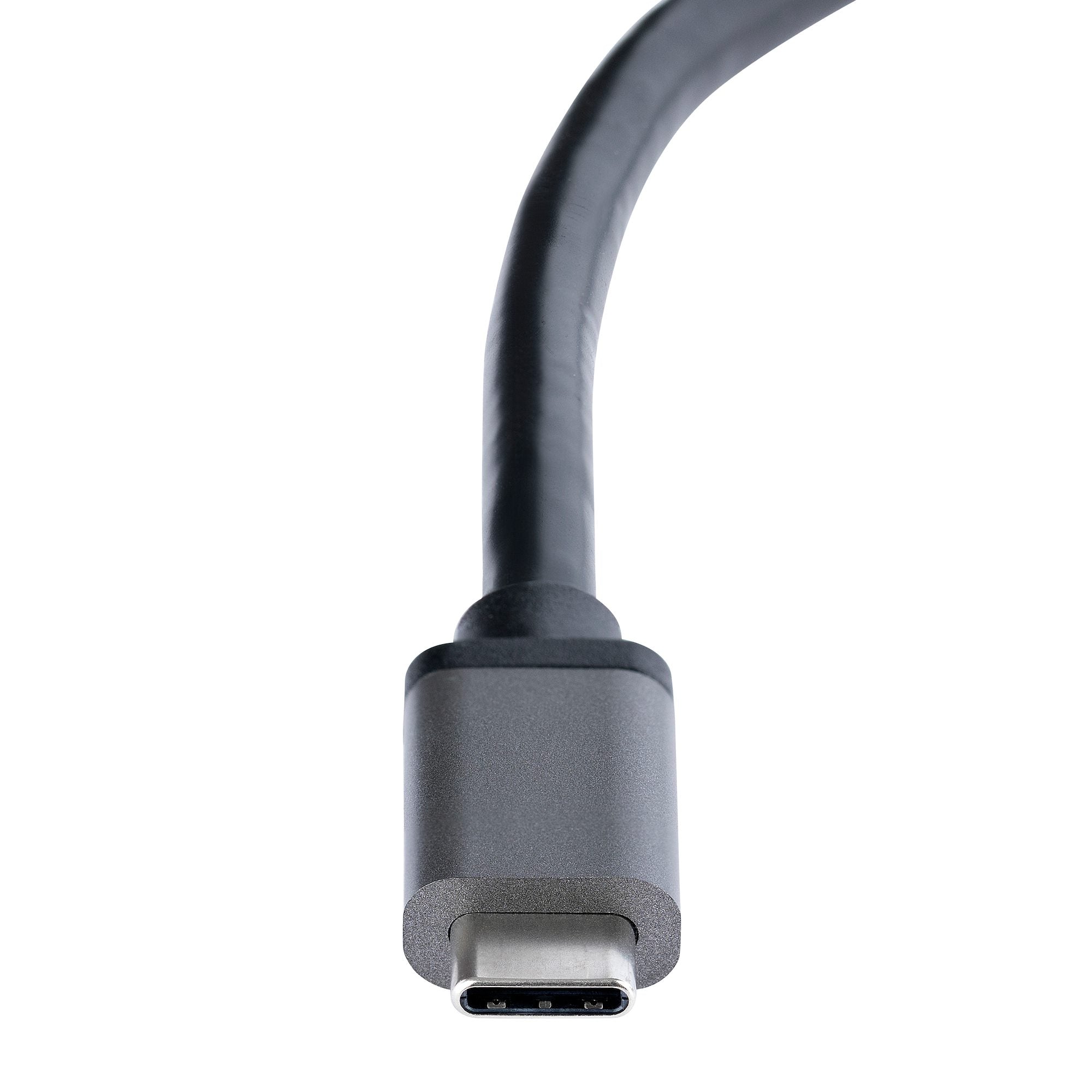 USB-C to Dual HDMI Adapter, USB Type-C Multi-Monitor MST Hub, Dual 4K 60Hz HDMI Laptop Display Extender / Splitter, HDR, Extra-Long Built-In Cable - Windows Only 